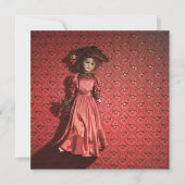 壁の人形 招待状 (正面)