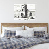 壁の入り素晴らし口 キャンバスプリント (インサイチュ (寝室))