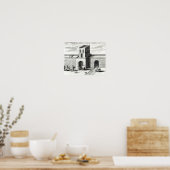 壁の入り素晴らし口 ポスター (キッチン)