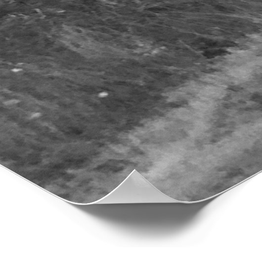 壁の写真の穴 ポスター (角)