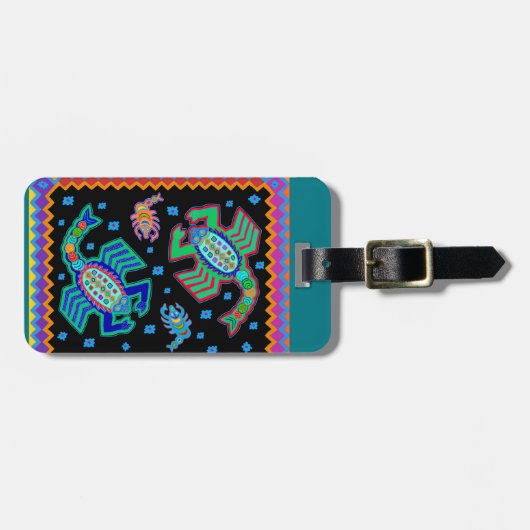 壁の南西のスコーピオン ラゲッジタグ (正面横)