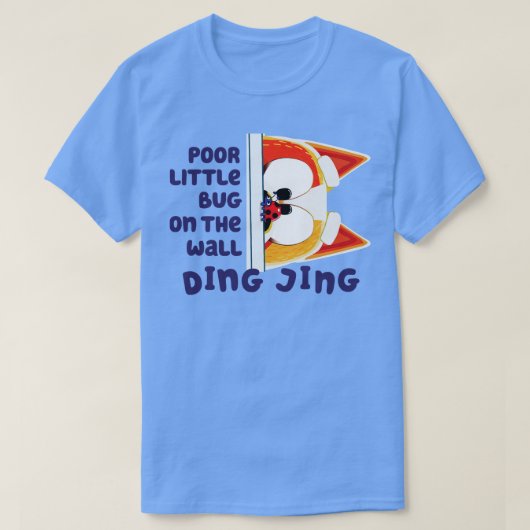 壁の小さなバグ Tシャツ (デザイン正面)