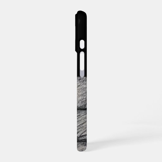 「壁の後ろから見る」 iPhone 16ケース (左側面)