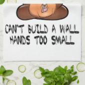 壁の手を小さすぎるアンチを構築できおもしろいない キッチンタオル (折り畳み)