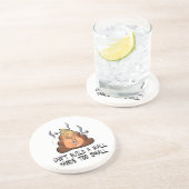 壁の手を小さすぎるアンチを構築できおもしろいない コースター (側面)