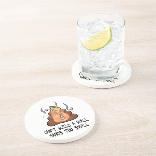 壁の手を小さすぎるアンチを構築できおもしろいない コースター (側面)