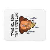 壁の手を小さすぎるアンチを構築できおもしろいない マグネット (横)