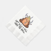 壁の手を小さすぎるアンチを構築できおもしろいない 縁ありランチョンナプキン (角)