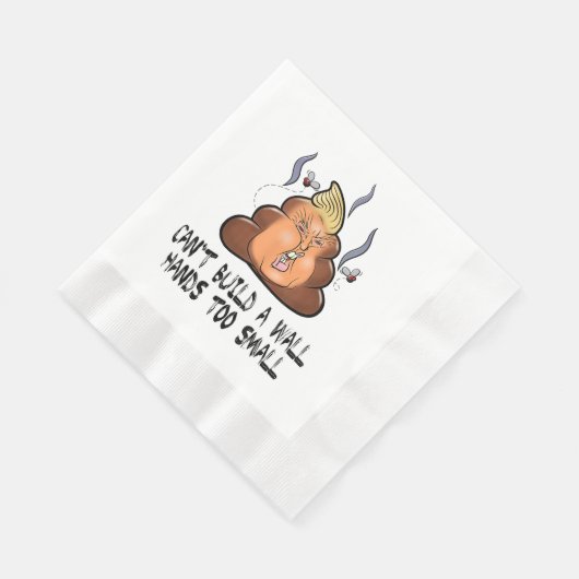 壁の手を小さすぎるアンチを構築できおもしろいない 縁ありランチョンナプキン (角)