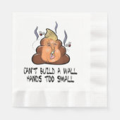 壁の手を小さすぎるアンチを構築できおもしろいない 縁ありランチョンナプキン (正面)