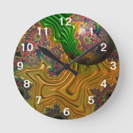 壁の時計で浮いているだけ ラウンド壁時計