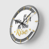 壁の時計 – 上昇に応じて上昇 ラウンド壁時計 (傾斜)