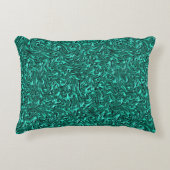 壁の玉の緑のテクスチャのように見える アクセントクッション (正面)