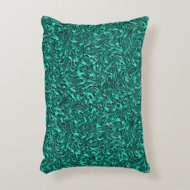 壁の玉の緑のテクスチャのように見える アクセントクッション