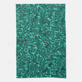 壁の玉の緑のテクスチャのように見える キッチンタオル