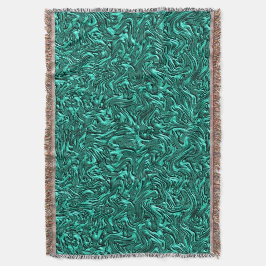 壁の玉の緑のテクスチャのように見える スローブランケット (正面縦)