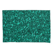 壁の玉の緑のテクスチャのように見える 枕カバー (正面左)