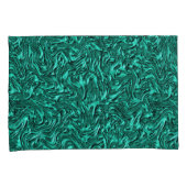 壁の玉の緑のテクスチャのように見える 枕カバー (正面右)