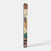 壁の笑顔 iPhone 15ケース (右側面)