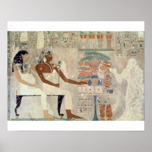 壁の絵画レフムレの墓から, Thebes, d ポスター