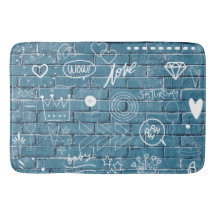 壁の美しい落書き緑の書道