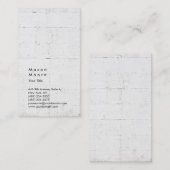 壁の背景の垂直モダンスタイルプロフェッショナル 名刺 (正面/裏面)