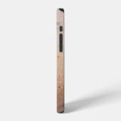壁の背景テクスチャグランジ iPhoneケース (左側面)