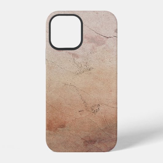 壁の背景テクスチャグランジ iPhoneケース (裏面)
