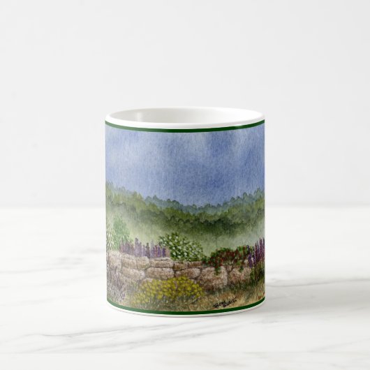 「壁の花」のマグ コーヒーマグカップ (中央)