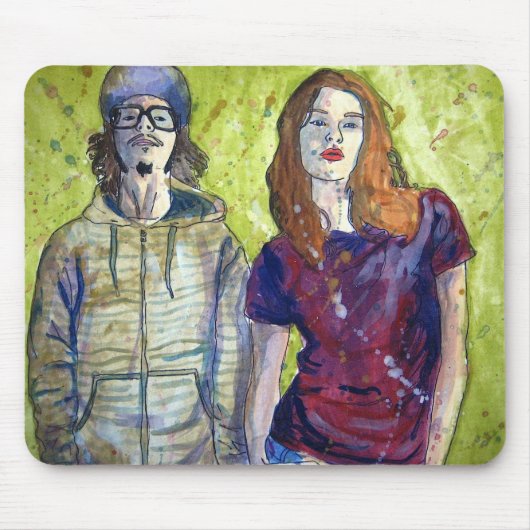 壁の花 マウスパッド (正面)