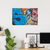 壁の落書きポスター ポスター (ホームオフィス)