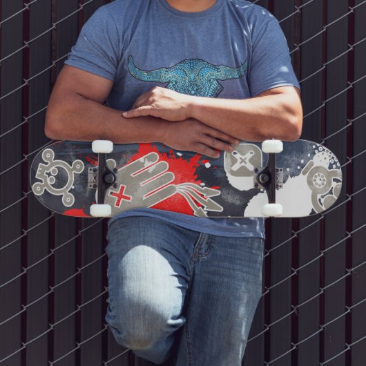 壁の落書き スケートボード (室外3)