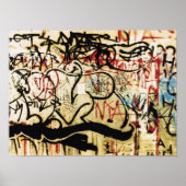 壁の落書き ポスター (正面)