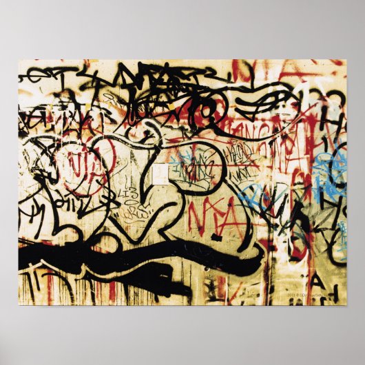 壁の落書き ポスター (正面)