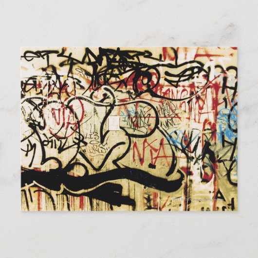 壁の落書き ポストカード (正面)