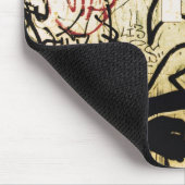 壁の落書き マウスパッド (コーナー)