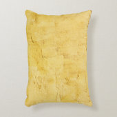 壁の薄い黄色の抽象芸術質感の漆喰 アクセントクッション (正面(垂直))