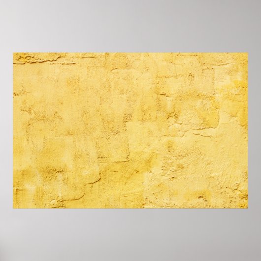 壁の薄い黄色の抽象芸術質感の漆喰 ポスター (正面)