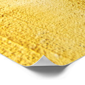 壁の薄い黄色の抽象芸術質感の漆喰 ポスター (角)