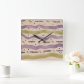 壁の装飾 スクエア壁時計 (ホーム)