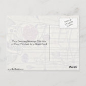 壁の装飾byチャールズ・レニー・マッキントッシュ ポストカード (裏面)