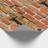 壁の長方形の別のレンガ ラッピングペーパー (角)