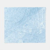 壁の青いデザインテクスチャヴィンテージ フリースブランケット (正面(横))