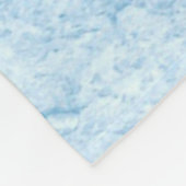 壁の青いデザインテクスチャヴィンテージ フリースブランケット (角)