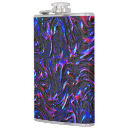 壁の青とピンクのテクスチャのように見える フラスク