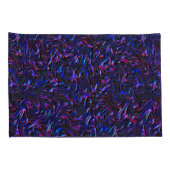 壁の青とピンクのテクスチャのように見える 枕カバー (裏面-右)