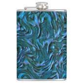 壁の青王室のいテクスチャのように見える フラスク (正面)