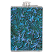 壁の青王室のいテクスチャのように見える フラスク (裏面)