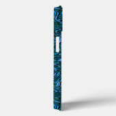 壁の青王室のいテクスチャのように見える Case-Mate iPhoneケース (裏面 / 右)