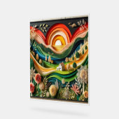 壁の魔法 アクリルサイン (傾斜)